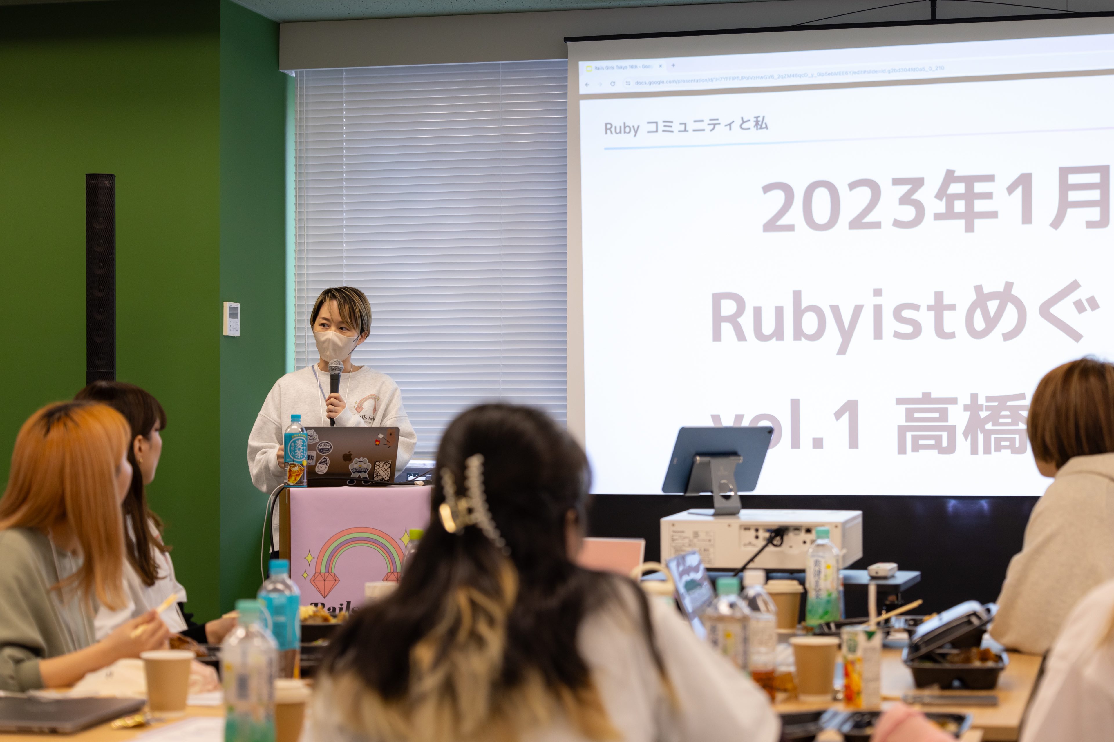 スポンサーLTの様子