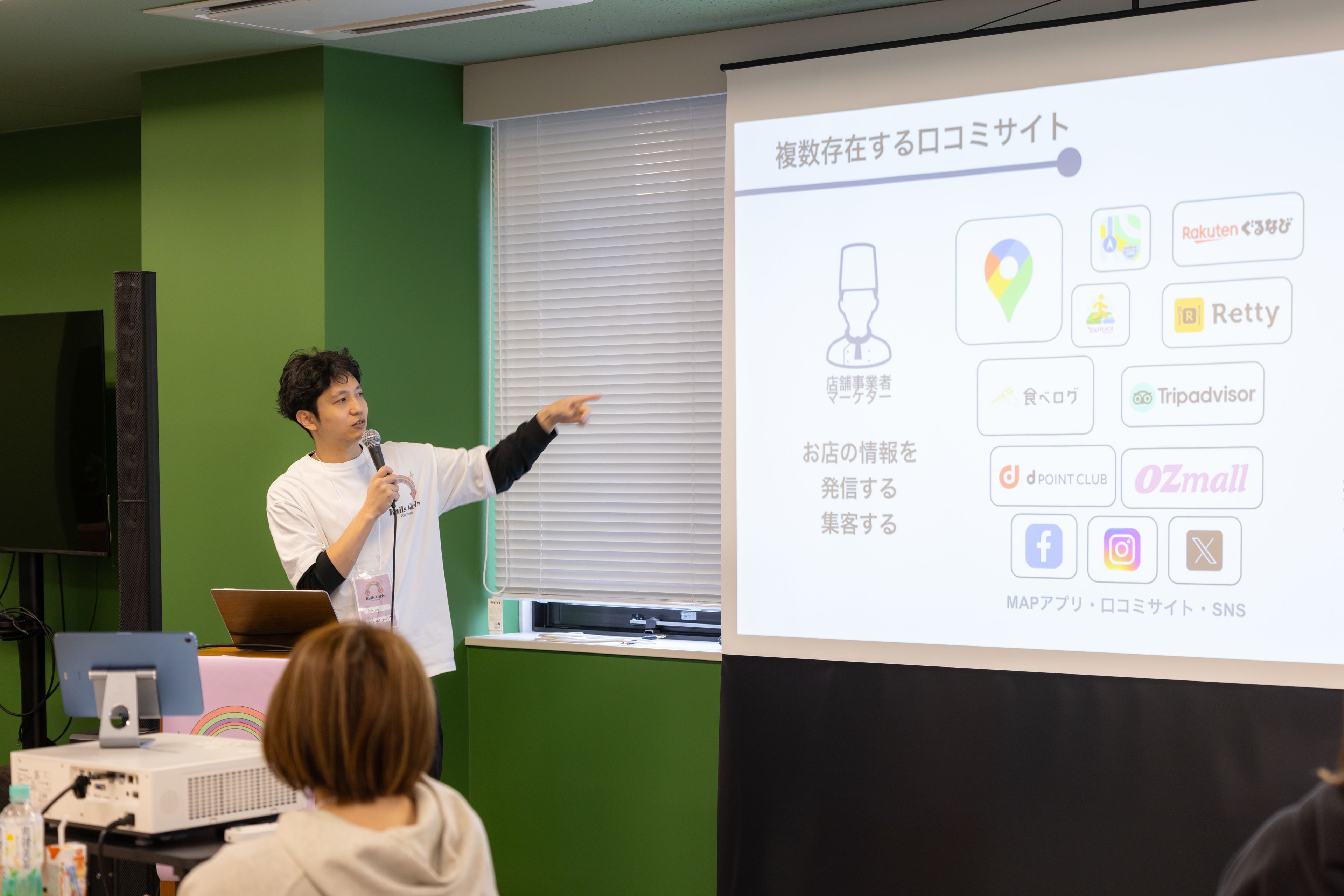 スポンサーLTの様子